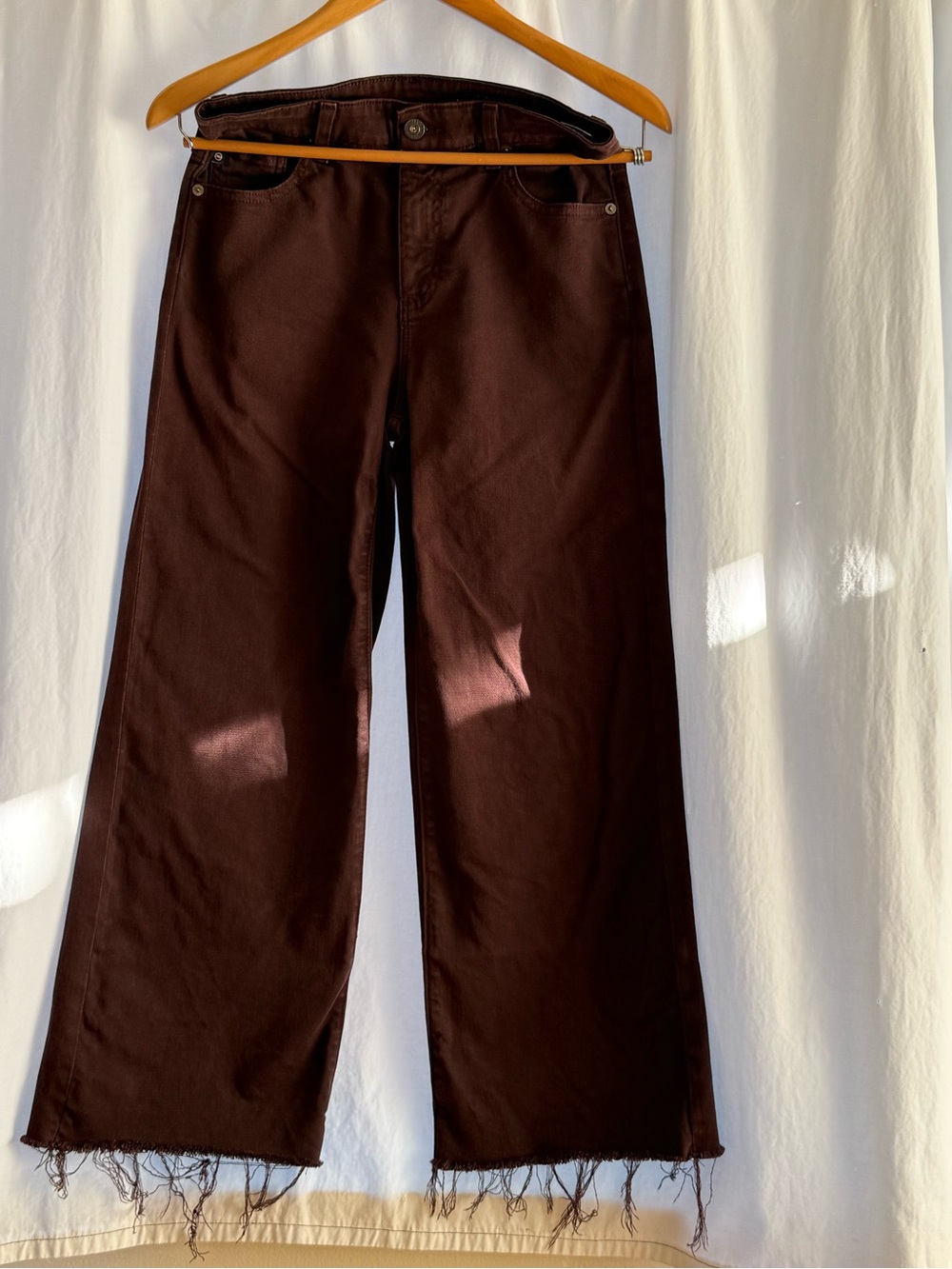 Ag Adriano Goldschmeid Saige Wide Leg cropped jean sz 25